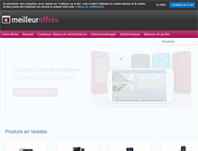 Tablet Screenshot of meilleuroffres.com